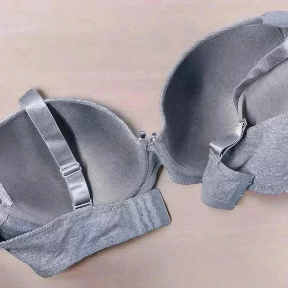 Emily Johnson Women’s Gray Padded T-Shirt Bra 42DD SUPER SOFT NWT - Picture 3 of 5